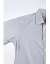White-Ciel Cotton Check Printed Shirt / Size: 16-41 - Fit: M (Loose)