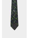 Multicoloured Silk Check Print Tie