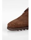 Brown Suede Lace Up Oxford Shoes / Size: 9.5 (43.5) - Fit: True to size