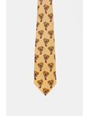 Yellow Silk Tie with Teddy Bears