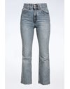 Light Blue Boot Cut Jeans / Size: ? - Fit: XXS