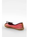 Pink Canvas Flat Espadrilles with Logo / Size: 9 (39) - Fit: True to size
