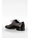 Black Lace Up Leather Derby / Size: 8 (42) - Fit: True to size