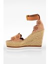 Nude Glyn Suede Espadrille Platforms / Size: 41 - Fit: True to size