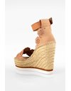 Nude Glyn Suede Espadrille Platforms / Size: 41 - Fit: True to size