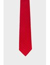 Κόκκινη Μεταξωτή Γραβάτα με Πουά Σχέδιο