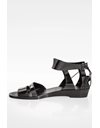 Black Amy Jelly Sandals / Size: 36 - Fit: True to size
