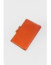 Orange Leather Cover Agenda for Notes / Address Book / Diary