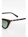SK0232/S 52Q  Brown Toirtoise Acetate Sunglasses with Swarovski Details