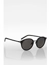 SL57010 Black Round Metallic Sunglasses