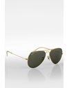RB 3025 Aviator Large Gold Metallic Sunglasses