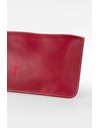 Burgundy Leather Pouch and Leather Wallet