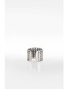  Silver Ring With Small Perforated Details