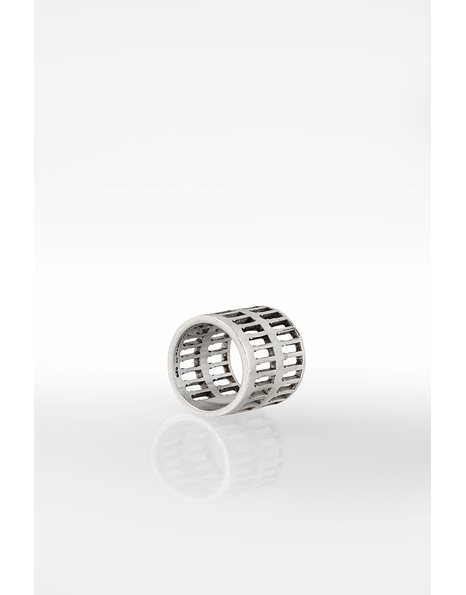 Perforated Silver Ring