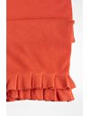 Orange Cashmere Shawl / Designer size: One size
