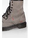 RARE Grey- Beige Snake Skin Effect Boots / Size: 38 - Fit: True to size