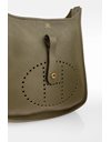 Evelyne Vert Olive Clemence Cross-Body Bag