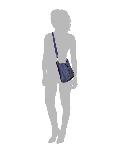 Evelyne Brighton Blue Clemence Cross-Body Bag