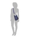 Evelyne Brighton Blue Clemence Cross-Body Bag