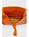 Evelyne Orange Veau Epsom Τσάντα Ταχυδρόμου
