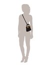 Lady Dior Mini Cannage Μαύρη Τσάντα