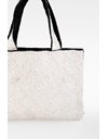 White Sequined Evening Bag