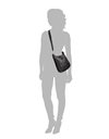 Evelyne Noir Clemence Cross-Body Bag