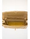 Vintage Gold Leather Bag
