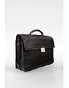 Black Leather Men's Briefcase