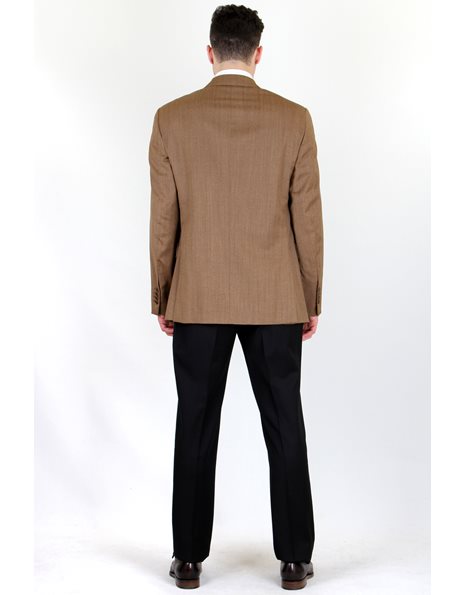 Light Brown Cool-Wool Blazer / Size: 50 IT - Fit: M (Loose)