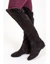 Nix Black Suede Over-The-Knee Boots