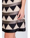 Triangle Silk Dress / Size: 8 UK - Fit: XS / S