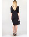 Black 3/4-sleeve Bodycon Dress / Size: 40 IT