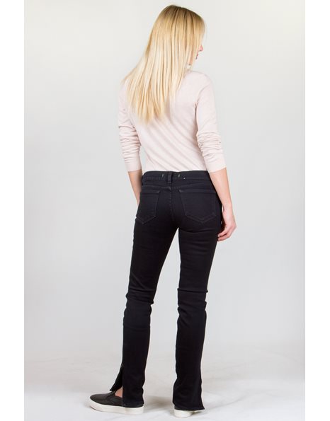 Black Low-Rise Jeans / Size: 26 - Fit: XS - S