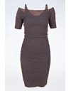 Mouse Grey Bodycon Dress / Fit: XS / S