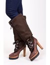 Panzer Brown Boots / Size: 40 - Fit: True to size