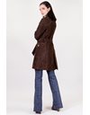Brown Suede Coat / Size: 42 IT - Fit: XS