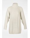 Ecru Wool Knitted Sweater / Size: M - Fit: True to size