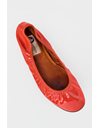 Peach Patent Leather Ballerinas / Size: ? - Fit: 39