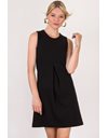 Black Wool Sleeveless Mini Dress / Size: 42 IT - Fit: XS / S