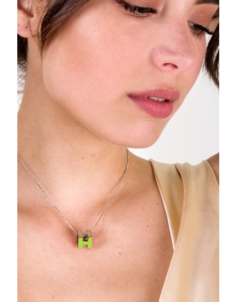 Cage d' H Green Pendant Necklace