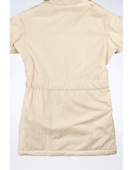 Ecru Cotton Blend Children's Jacket / Size: 8Y - Fit: True to size