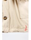 Ecru Cotton Blend Children's Jacket / Size: 8Y - Fit: True to size