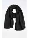 Black Mohair Wide Scarf