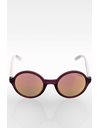 Burgundy-White 5008/S 0THUW Acetate Oval Sunglasses