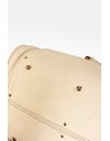 Ecru Paddington Leather Bag with Padlock