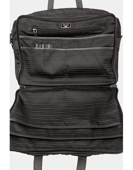 Black Nylon Briefcase / Weekend  Bag