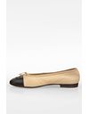 Classic Two Tone Leather Ballerinas / Size: 37 - Fit: True to size