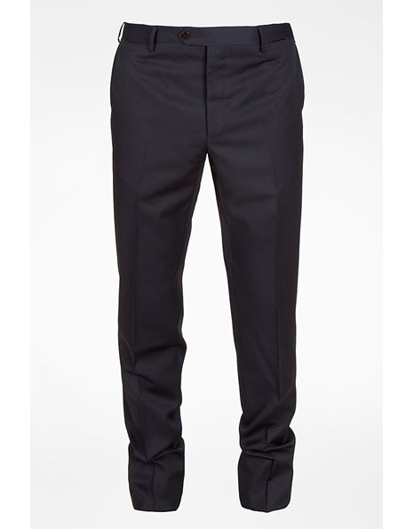 Superfine 110'S Black Cool-Wool Pants / Size: 52 - Fit: L