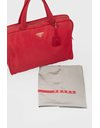 Red Nylon Tessuto Tote Bag